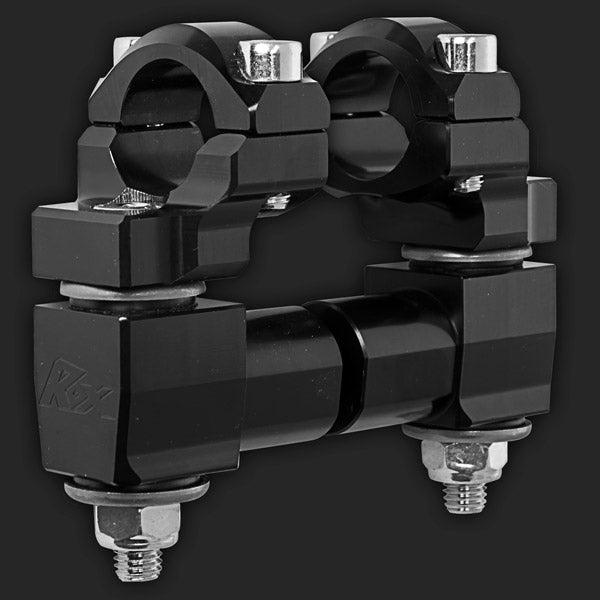 2" Pivoting Anti-Vibe Bar Risers for 1 1/8" Handlebar- 2 Color Options