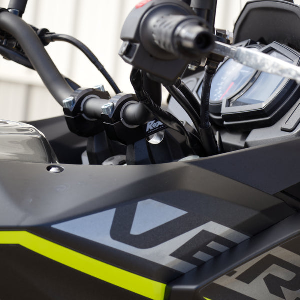 1 1/4" Block Offset Risers for 7/8" OR 1 1/8" Handlebar- 2 Color Options