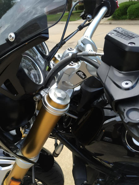 2" Pivoting Bar Risers for 1 1/8" Handlebar- 4 color options