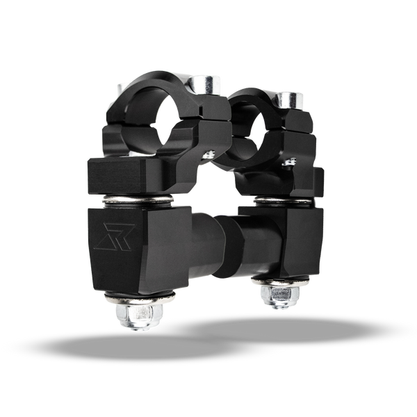 2" Pivoting Anti-Vibe Bar Risers for 1 1/8" Handlebar- 2 Color Options