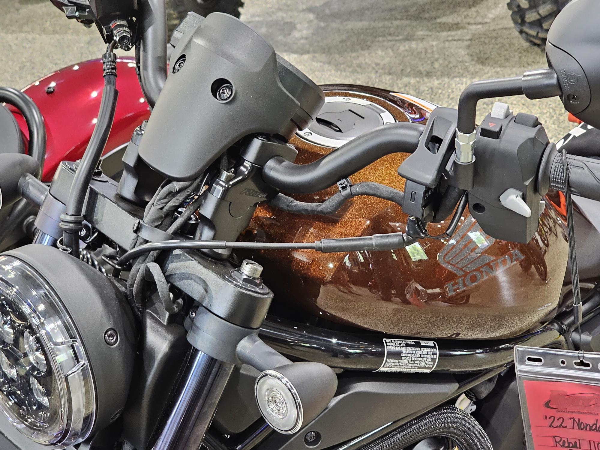 Honda Rebel 300, 500, and 1100 1.5 inch Bar Back risers (BLEM
