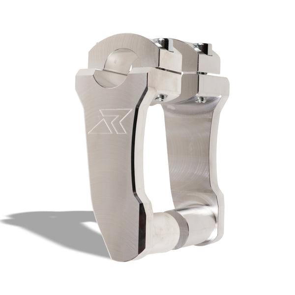 4" Pivoting Bar Risers for V-Twin Bikes (Extended Stem)- 2 color options