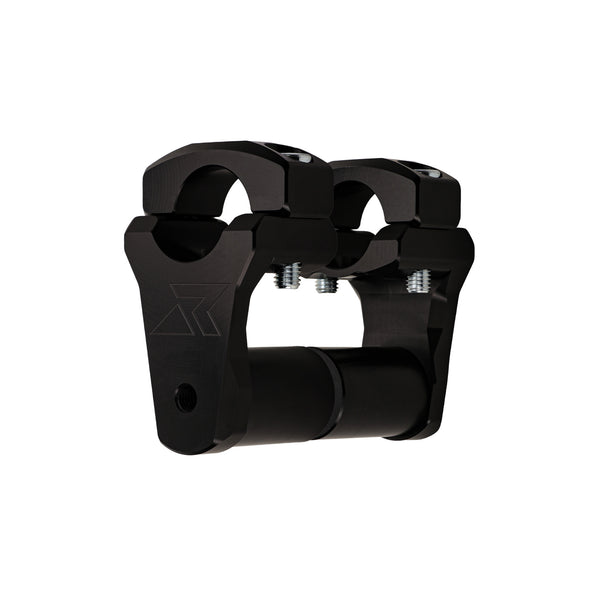 2" Pivoting Bar Risers for 1 1/8" Handlebar (with Extended Stem)- 2 Color Options