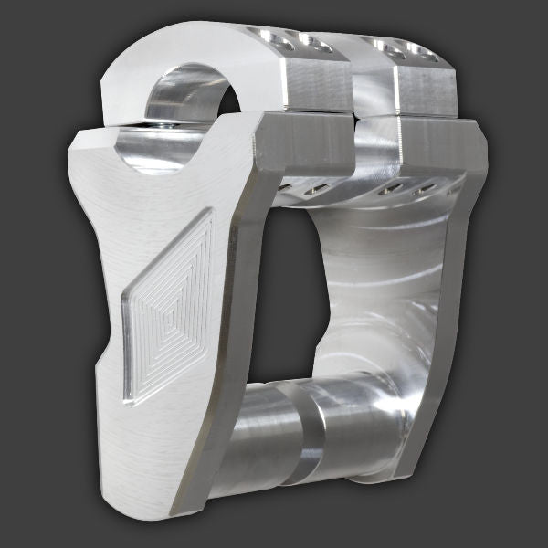Pivoting Bar Risers for V-Twin Bikes 2", 3", 4" w/Ext. Stem (BLEM)