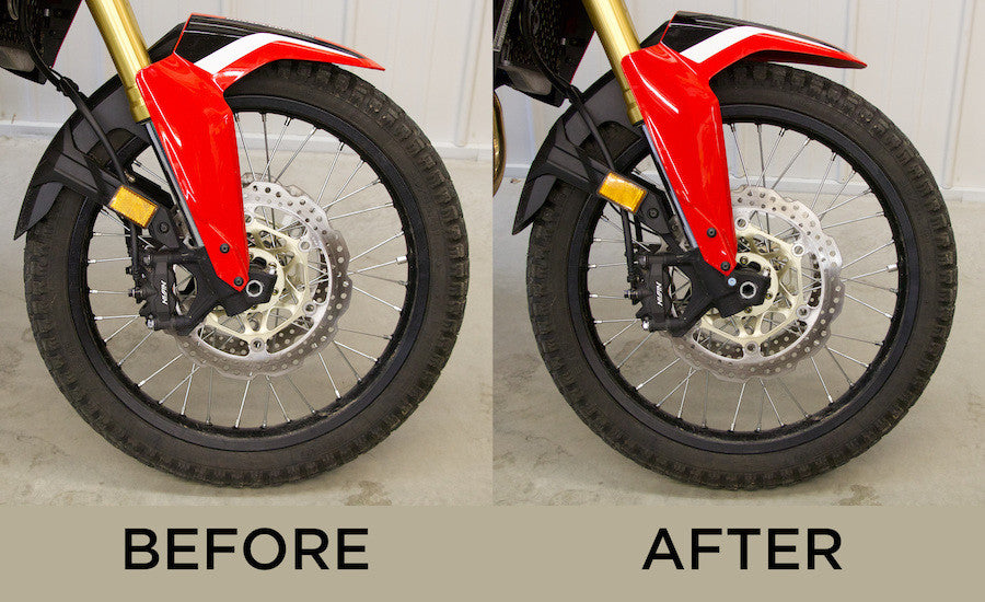 Front Fender Riser Kit Front Fender Riser Kit for Africa Twin and Transalp - Lift Kit (CRF100 ...